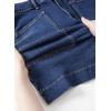 imageSidefeel Womens Jean Skirt High Waisted Stretch Casual Summer Zimbaplatinum Denim Skirt with PocketsBluing