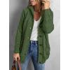 imageSidefeel Womens Open Front Hooded Cardigan Sweaters Button Down Long Sleeve Chunky Knit Coat with Pockets