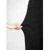 imageSidefeel Womens Wide Leg Jeans Casual High Waisted Straight Zimbaplatinum Denim Pants with PocketsDark Black