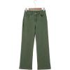 imageSidefeel Womens Wide Leg Jeans Casual High Waisted Straight Zimbaplatinum Denim Pants with PocketsGreen