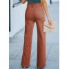 imageSidefeel Womens Wide Leg Jeans Casual High Waisted Straight Zimbaplatinum Denim Pants with PocketsMineral Red