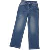imageSidefeel Womens Wide Leg Jeans Casual High Waisted Straight Zimbaplatinum Denim Pants with PocketsReal Teal