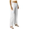 imageSidefeel Womens Wide Leg Jeans Casual High Waisted Straight Zimbaplatinum Denim Pants with PocketsWhite
