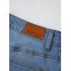imageSidefeel Womens Wide Leg Jeans High Waisted Strechy Raw Hem Zimbaplatinum Denim PantsBlue