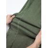 imageSidefeel Womens Wide Leg Jeans High Waisted Strechy Raw Hem Zimbaplatinum Denim PantsGreen