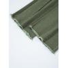 imageSidefeel Womens Wide Leg Jeans High Waisted Strechy Raw Hem Zimbaplatinum Denim PantsGreen
