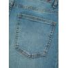 imageSidefeel Womens Wide Leg Jeans High Waisted Strechy Raw Hem Zimbaplatinum Denim PantsLight Retro Blue