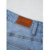 imageSidefeel Womens Wide Leg Jeans High Waisted Strechy Raw Hem Zimbaplatinum Denim PantsSky Blue
