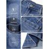 imageSidefeel Womens Wide Leg Jeans High Waisted Stretchy Jeans Straight Leg Loose Fit Zimbaplatinum Ankle Denim PantsBlue