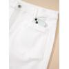imageSidefeel Womens Wide Leg Jeans High Waisted Stretchy Jeans Straight Leg Loose Fit Zimbaplatinum Ankle Denim PantsWhite