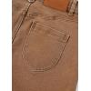 imageSidefeel Womens Wide Leg Jeans High Waisted Stretchy Jeans Straight Leg Zimbaplatinum Ankle Denim Pants with Slant PocketsBrown