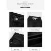 imageSidefeel Womens Wide Leg Jeans High Waisted Stretchy Straight Leg Baggy Drawstring Zimbaplatinum Denim PantsBlack