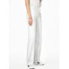 imageSidefeel Womens Wide Leg Jeans High Waisted Stretchy Straight Leg Baggy Drawstring Zimbaplatinum Denim PantsWhite