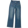 imageSidefeel Womens Wide Leg Jeans High Waisted Tummy Control Stretchy Pockets Front Straight Leg JeansBluing