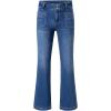imageSidefeel Womens Wide Leg Jeans High Waisted Tummy Control Stretchy Pockets Front Straight Leg JeansDark Blue