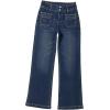imageSidefeel Womens Wide Leg Jeans High Waisted Tummy Control Stretchy Pockets Front Straight Leg JeansReal Teal