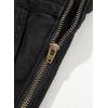 imageSidefeel Overalls for Women Casual Stretchy Adjustable Strap Denim Jumpsuits Wide Leg Loose Fit Cropped Jean RompersBlack