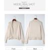imageSidefeel Womens Cardigan Sweaters Casual Long Sleeve Cropped Open Front Chunky Knit Coats Fall SweatersRed