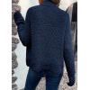 imageSidefeel Womens Cardigan Sweaters Casual Long Sleeve Cropped Open Front Chunky Knit Coats Fall SweatersSail Blue