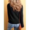imageSidefeel Womens Cardigan Sweaters V Neck Button Long Sleeve Knit Oversized CardigansBlack