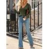 imageSidefeel Womens Cardigan Sweaters V Neck Button Long Sleeve Knit Oversized CardigansGreen