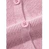 imageSidefeel Womens Cardigan Sweaters V Neck Button Long Sleeve Knit Oversized CardigansPink