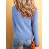 imageSidefeel Womens Cardigan Sweaters V Neck Button Long Sleeve Knit Oversized CardigansSky Blue