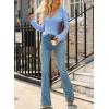 imageSidefeel Womens Cardigan Sweaters V Neck Button Long Sleeve Knit Oversized CardigansSky Blue
