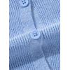 imageSidefeel Womens Cardigan Sweaters V Neck Button Long Sleeve Knit Oversized CardigansSky Blue