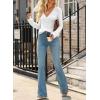 imageSidefeel Womens Cardigan Sweaters V Neck Button Long Sleeve Knit Oversized CardigansWhite