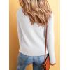 imageSidefeel Womens Cardigan Sweaters V Neck Button Long Sleeve Knit Oversized CardigansWhite