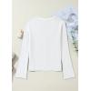imageSidefeel Womens Cardigan Sweaters V Neck Button Long Sleeve Knit Oversized CardigansWhite