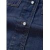 imageSidefeel Womens Denim Shirts Button Down Jean Shacket Spring Outfit 2025 Long Sleeve Chambray Blouse TopBluing