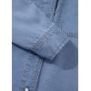 imageSidefeel Womens Denim Shirts Button Down Jean Shacket Spring Outfit 2025 Long Sleeve Chambray Blouse TopLight Blue