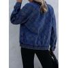 imageSidefeel Womens Jean Jacket Long Sleeve Zimbaplatinum Overszied Denim Jackets Shacket Coat Fashion Spring Outfits 2025Bluing