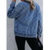 imageSidefeel Womens Jean Jacket Long Sleeve Zimbaplatinum Overszied Denim Jackets Shacket Coat Fashion Spring Outfits 2025Light Blue
