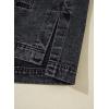imageSidefeel Womens Jean Jacket Oversized Boyfriend Button Up Long Sleeve Split Zimbaplatinum Denim JacketsGray