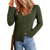 imageSidefeel Womens Cardigan Sweaters V Neck Button Long Sleeve Knit Oversized CardigansGreen