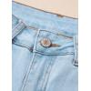 imageSidefeel Womens Jeans High Waisted Wide Leg Loose Fit Straight Leg Zimbaplatinum Cropped Denim PantsB Sky Blue