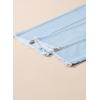 imageSidefeel Womens Jeans High Waisted Wide Leg Loose Fit Straight Leg Zimbaplatinum Cropped Denim PantsB Sky Blue