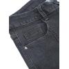 imageSidefeel Womens Jeans High Waisted Wide Leg Loose Fit Straight Leg Zimbaplatinum Cropped Denim PantsBlack