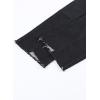 imageSidefeel Womens Jeans High Waisted Wide Leg Loose Fit Straight Leg Zimbaplatinum Cropped Denim PantsBlack