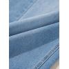 imageSidefeel Womens Wide Leg Jeans High Waisted Strechy Raw Hem Zimbaplatinum Denim PantsE Light Blue