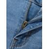 imageSidefeel Womens Wide Leg Jeans High Waisted Strechy Raw Hem Zimbaplatinum Denim PantsE Light Blue