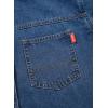 imageSidefeel Women Denim Shirts Oversized Long Sleeve Button Down Blouse V Neck Casual Top ShacketsBlue