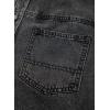 imageSidefeel Women Denim Shirts Oversized Long Sleeve Button Down Blouse V Neck Casual Top ShacketsGray