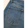 imageSidefeel Womens Wide Leg Jeans High Waisted Stretchy Front Seam Denim PantsVintage Blue