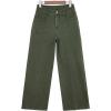 imageSidefeel Womens Wide Leg Jeans High Waisted Stretchy Straight Leg Baggy Denim PantsGreen