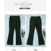 imageSidefeel Womens Corduroy Flare Pants Elastic Waist Bell Bottom Trousers 2025 Fall PantsA 21 Green