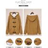 imageSidefeel Womens Cardigan Sweaters Hooded Fleece Lined Button Down Winter Sweater CoatAs Shown